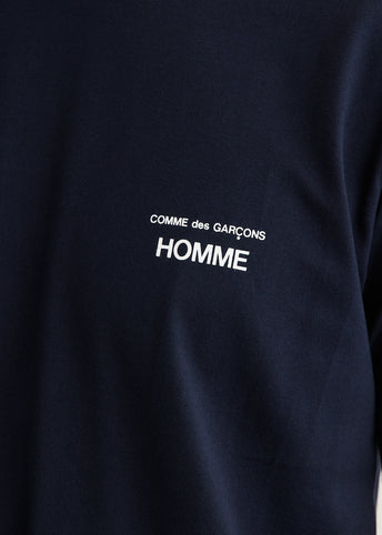 Cotton Jersey Logo Print Short Sleeve T-Shirt