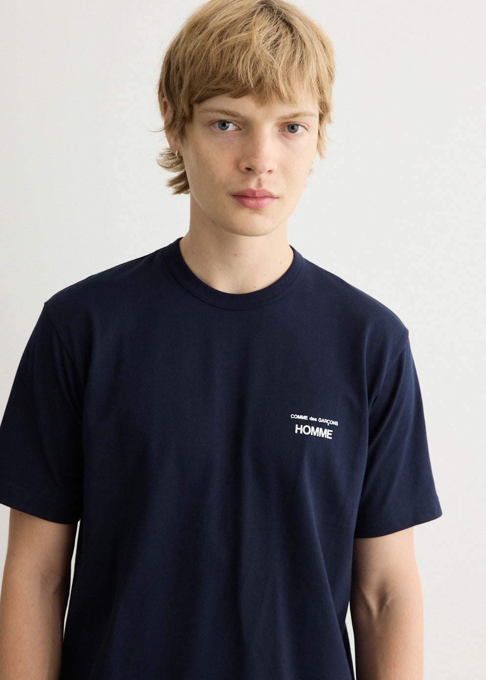 Cotton Jersey Logo Print Short Sleeve T-Shirt