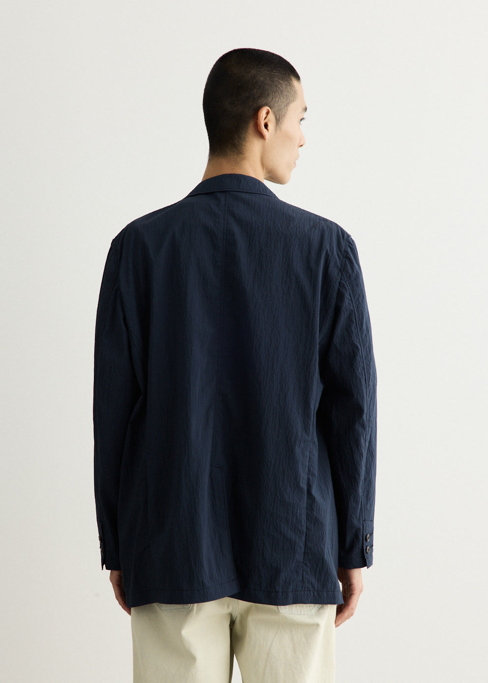 3B Anywhere(wear) Jacket Seersucker Plaid Jacket