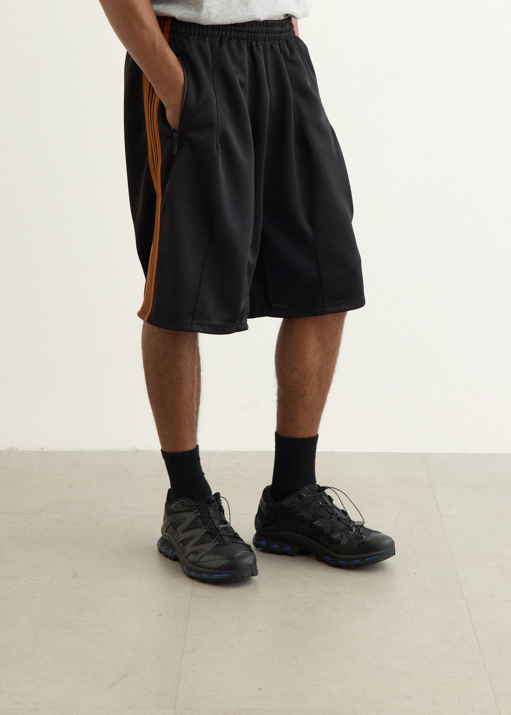 Incu Exclusive Poly Smooth H.D. Track Shorts