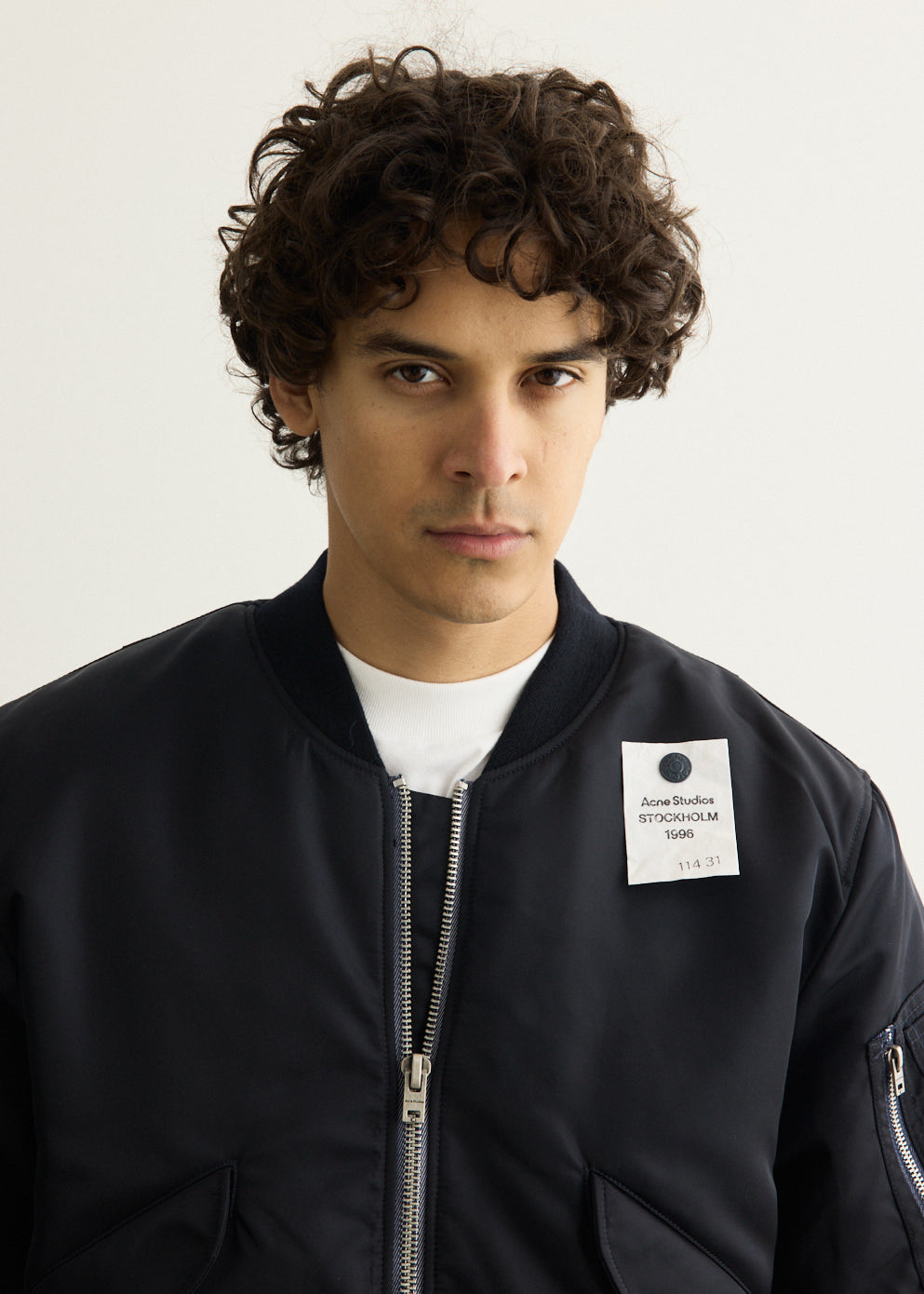 Orby Nylon Twill Bomber Jacket