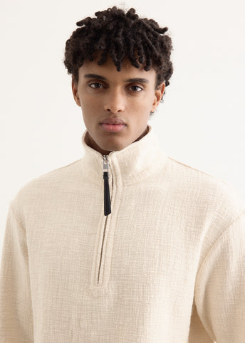 Textured Cotton Pullover