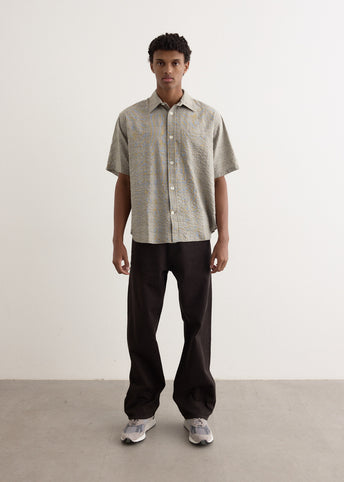 Ole Oversized Check Short Sleeve Shirt