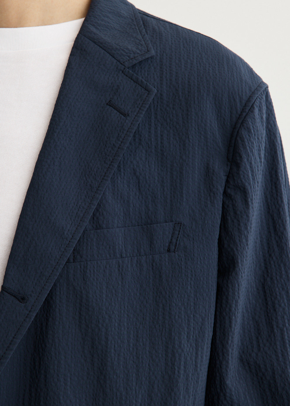 3B Anywhere(wear) Jacket Seersucker Plaid Jacket