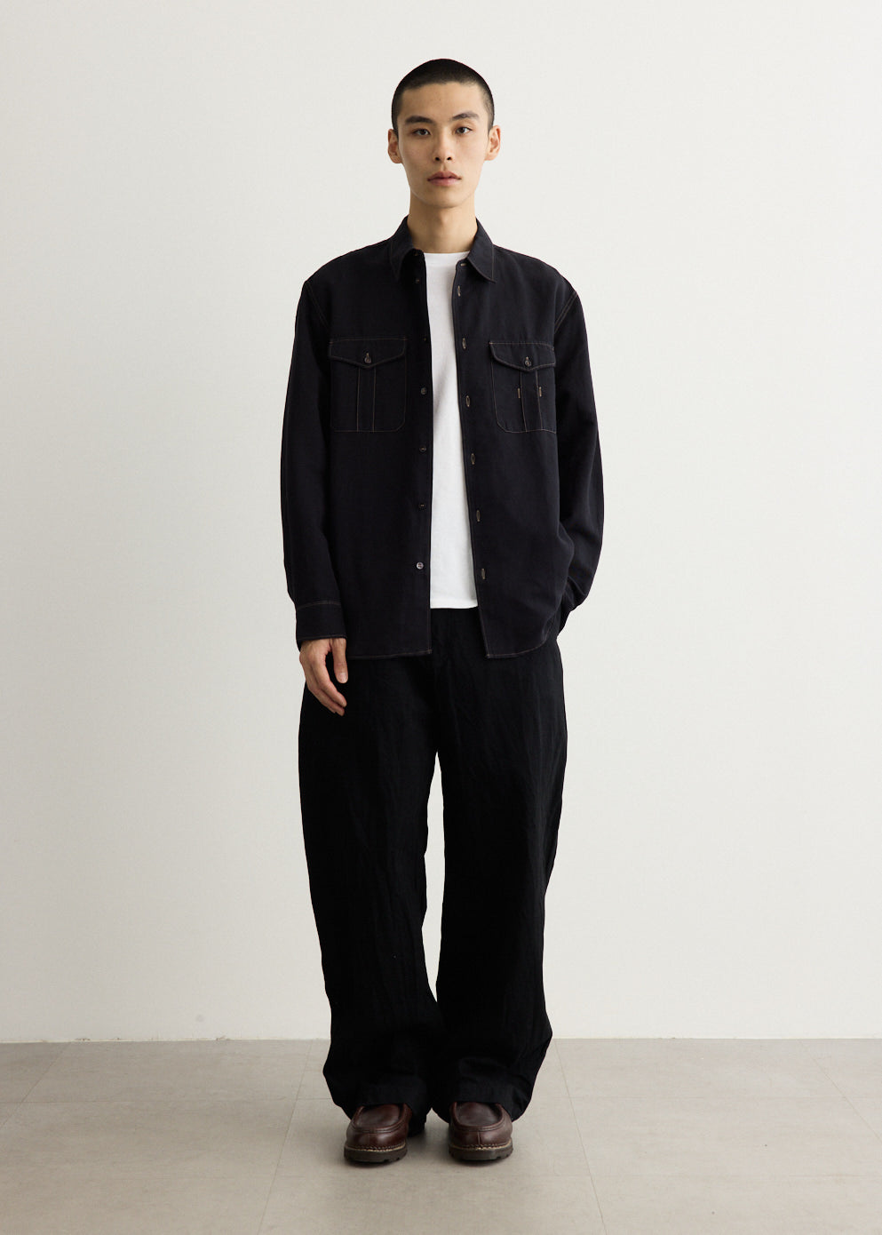 Crinkle Denim Jeans