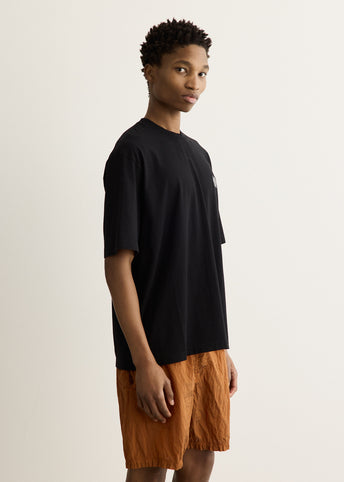 Regular Fit Garment Dyed Compass T-Shirt