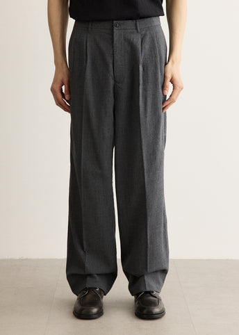George Wool Two Tuck Pants