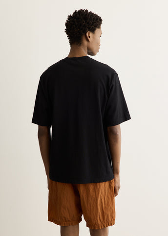 Regular Fit Garment Dyed Compass T-Shirt