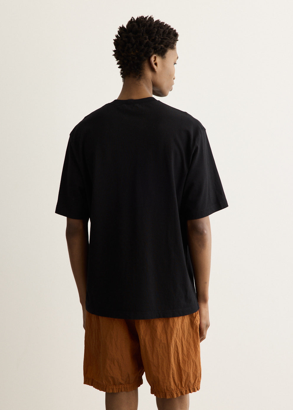Regular Fit Garment Dyed Compass T-Shirt