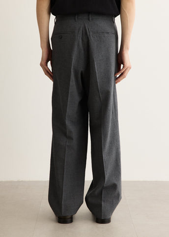 George Wool Two Tuck Pants