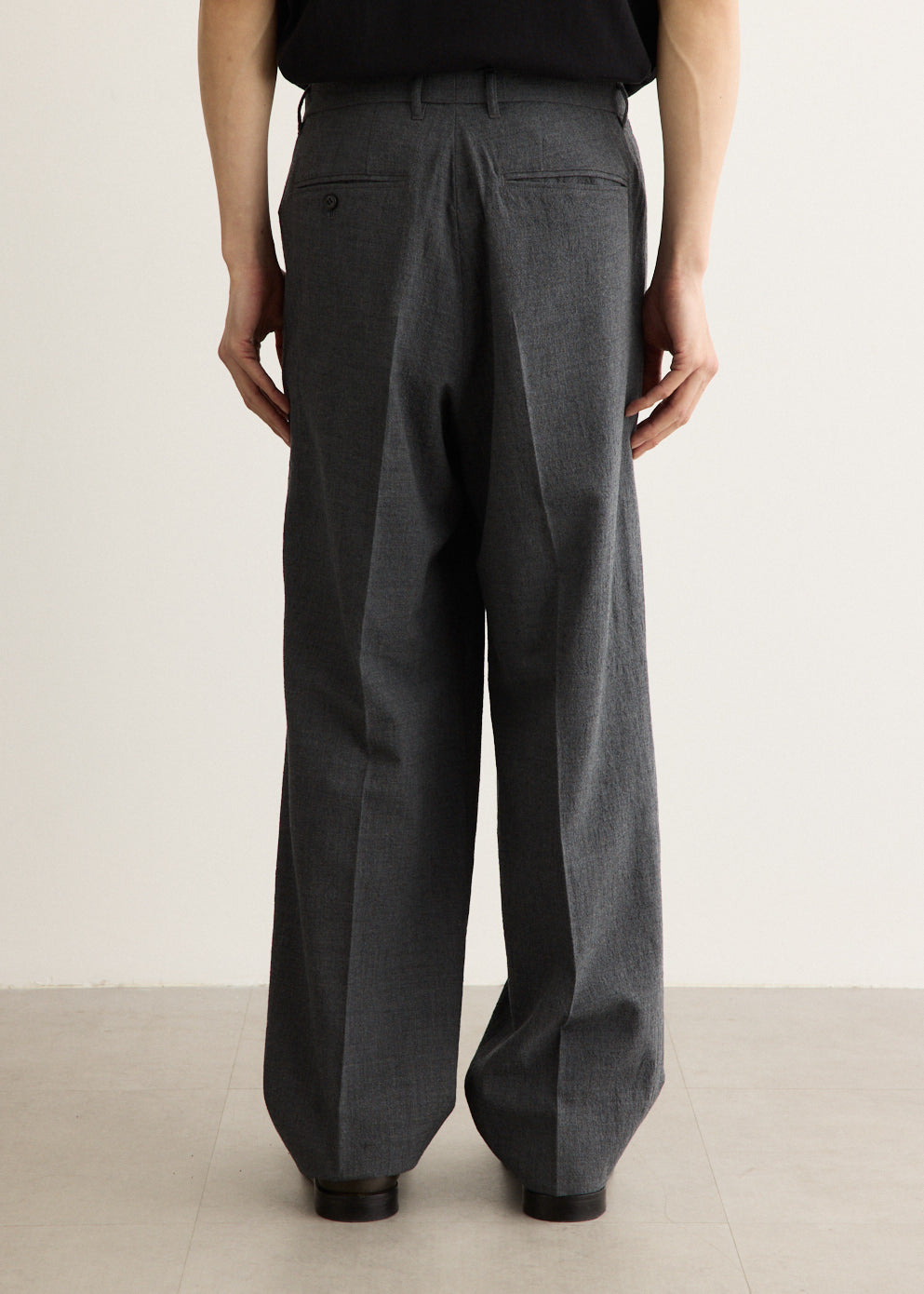 George Wool Two Tuck Pants