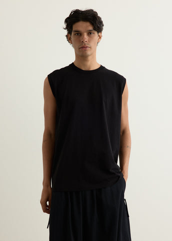 Cotton Jersey Sleeveless T-Shirt
