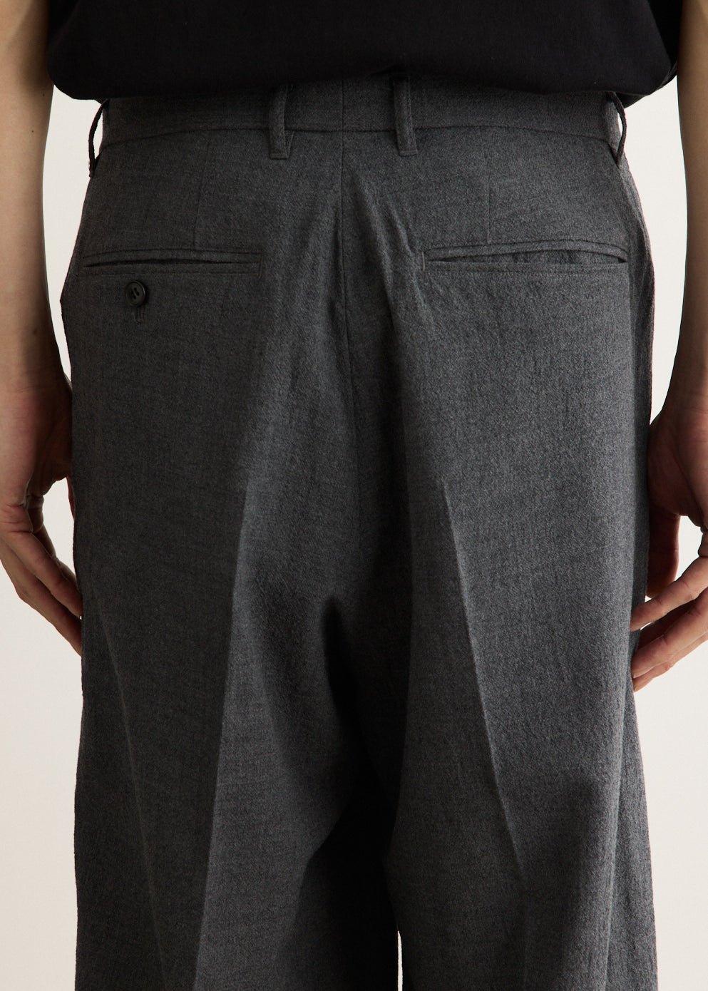 George Wool Two Tuck Pants