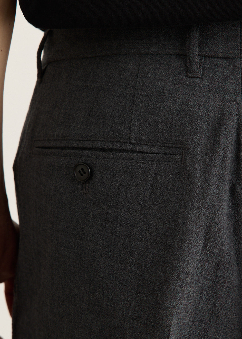 George Wool Two Tuck Pants
