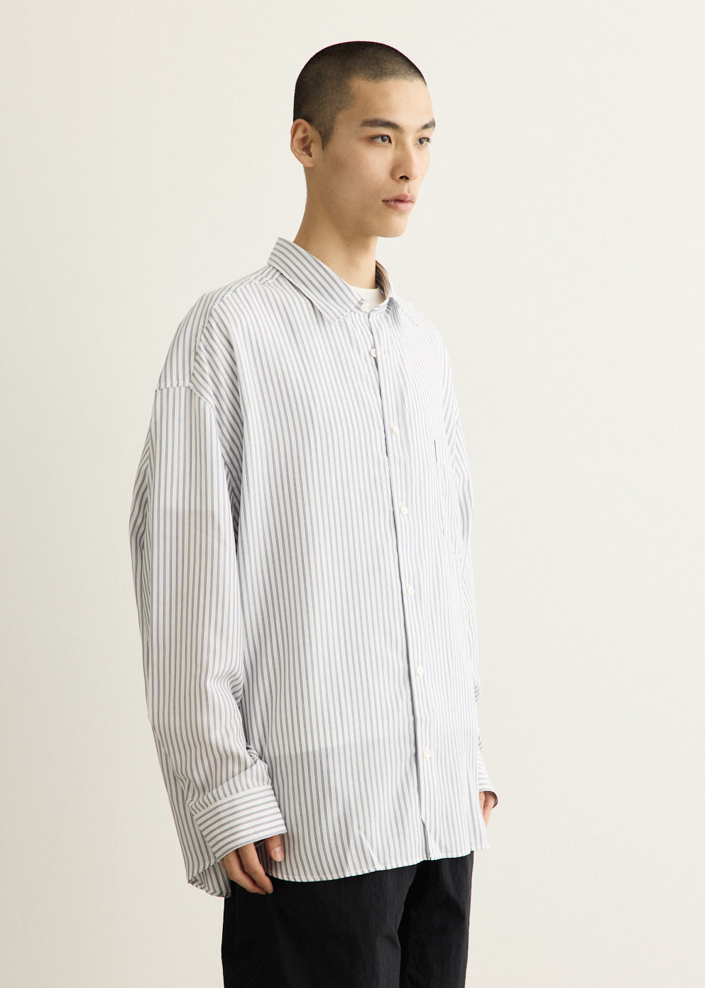 Soffia Long Sleeve Round Tencel Shirt
