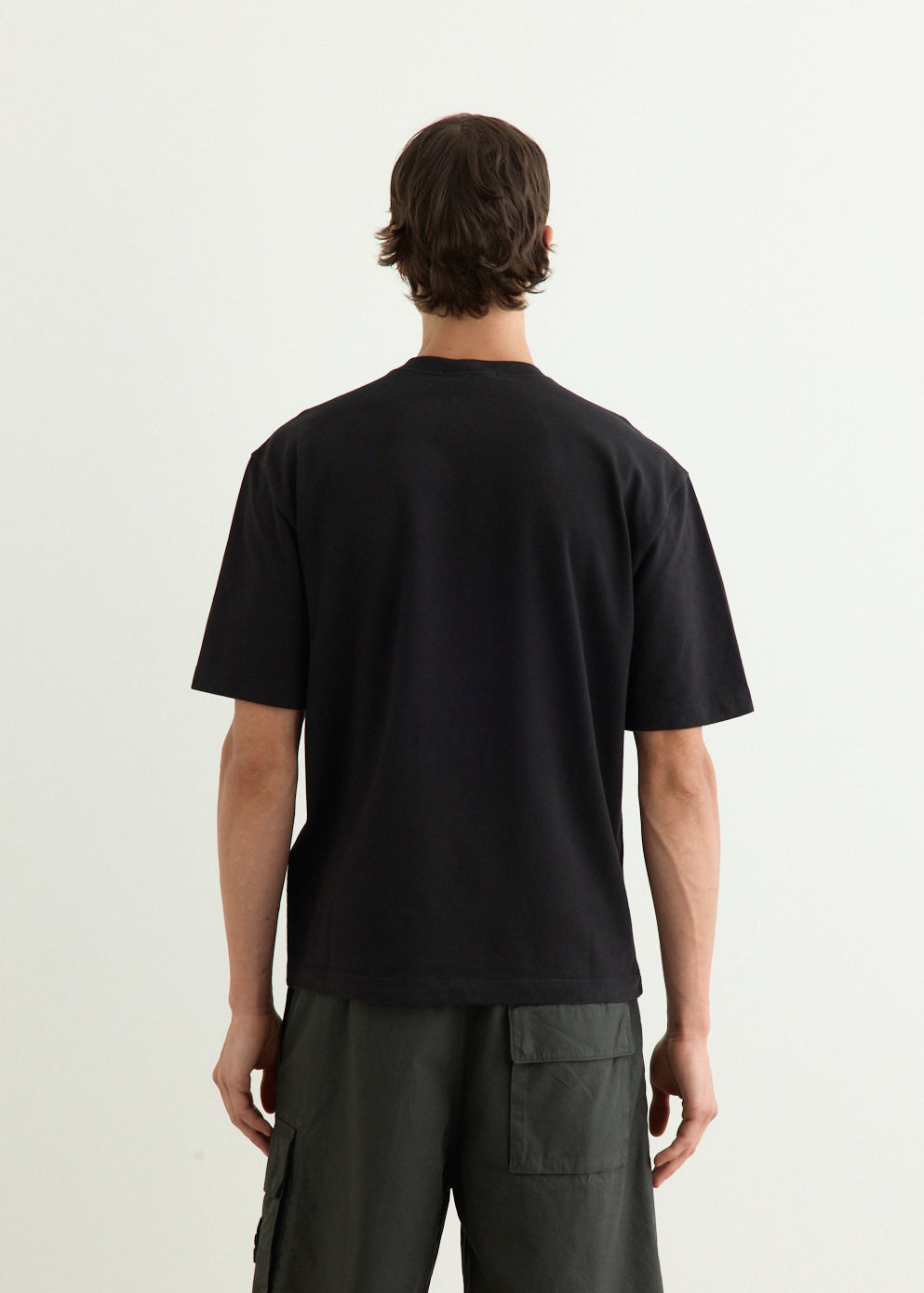 Heavy Cotton Jersey Lettering T-Shirt