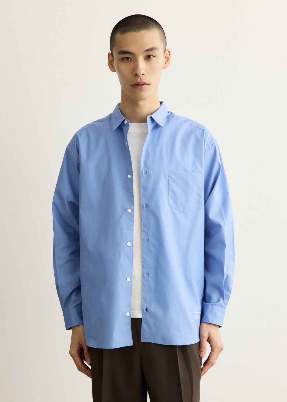 Cotton Broad Logo Shirt