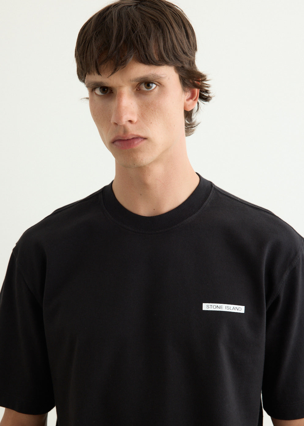 Heavy Cotton Jersey Lettering T-Shirt
