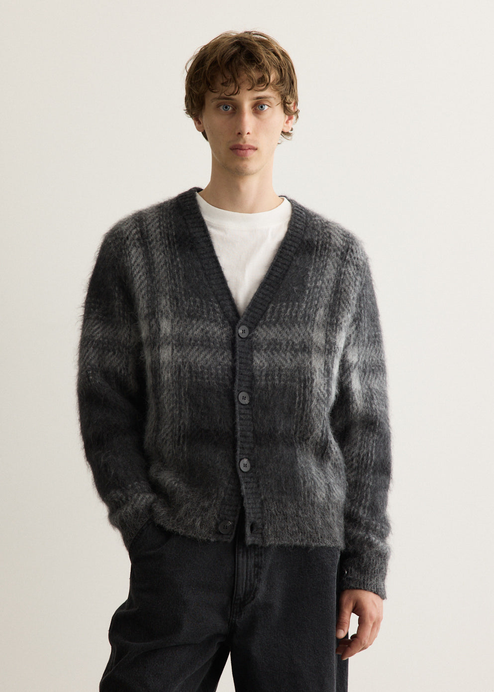 Alvin Plaid Cardigan