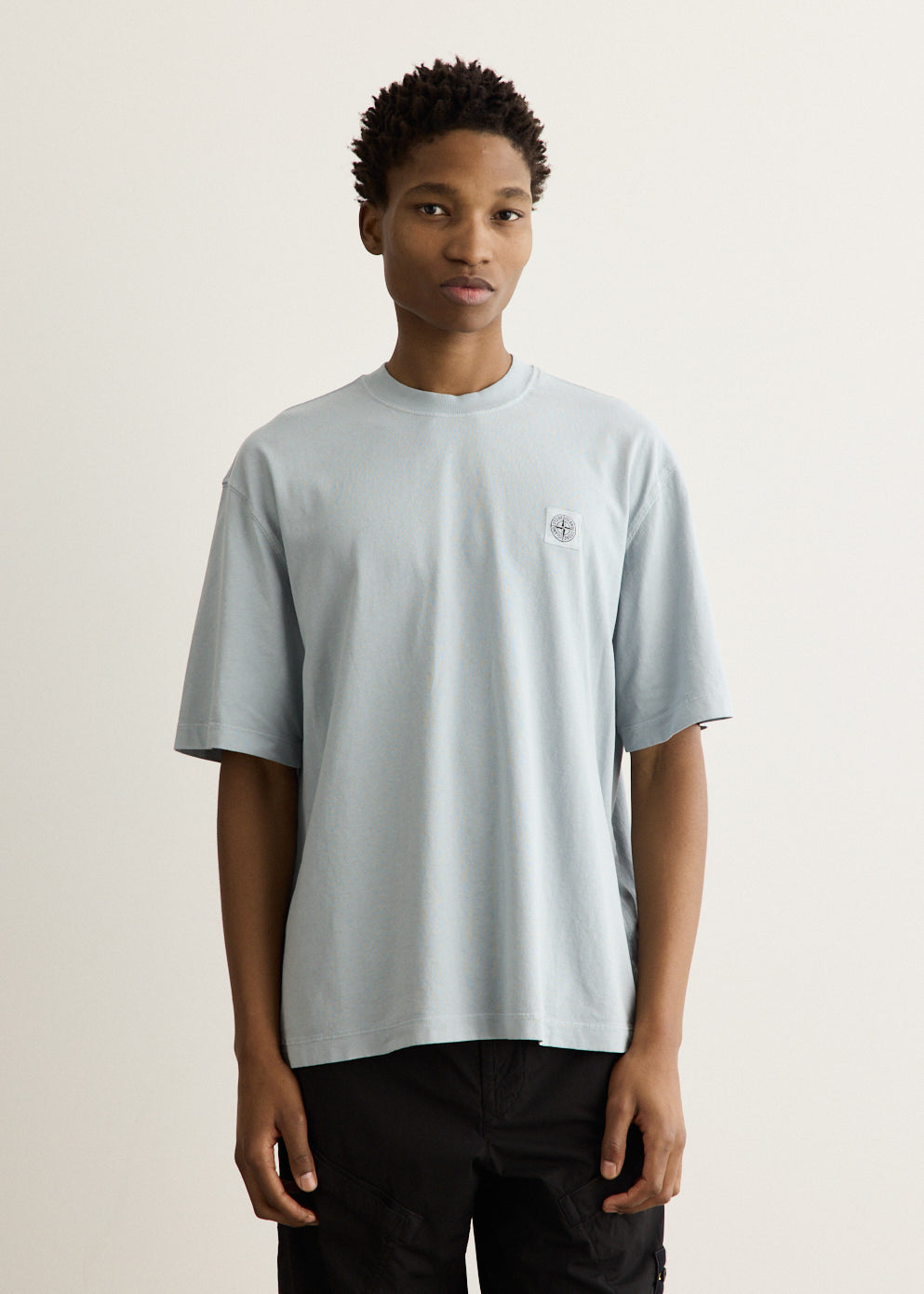 Regular Fit Garment Dyed Compass T-Shirt