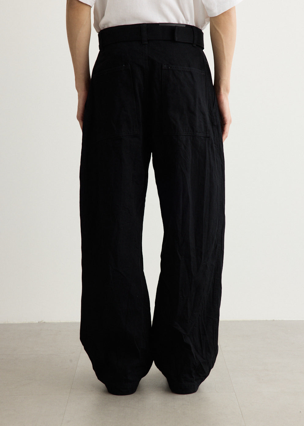Crinkle Denim Jeans