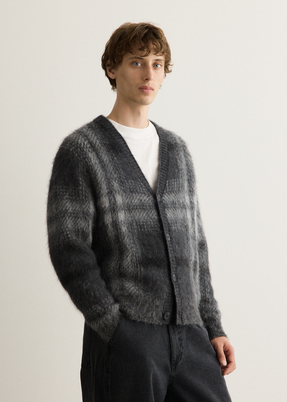 Alvin Plaid Cardigan