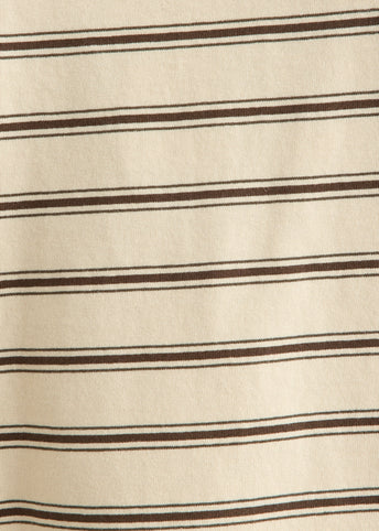 Long-Sleeve Striped Polo Shirt