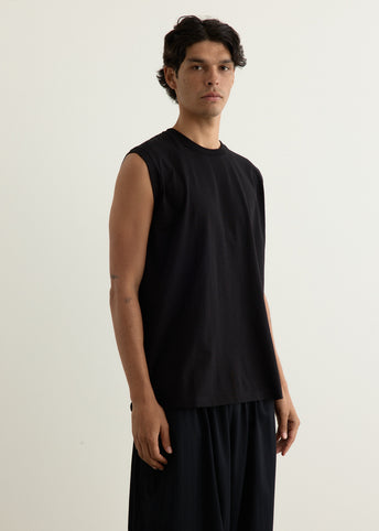 Cotton Jersey Sleeveless T-Shirt