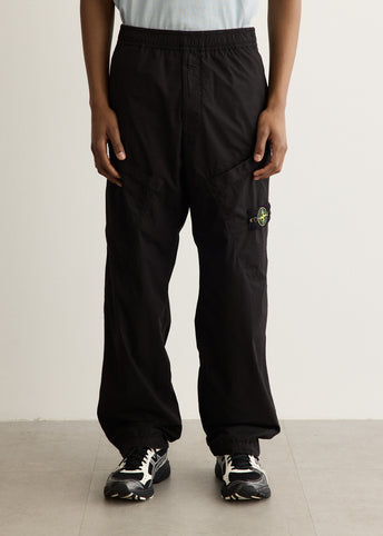 Garment Dyed Stretch Cotton Tela Cargo Pants