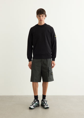 Organic Cotton Fleece Garment Dyed Crew Sweatshirt