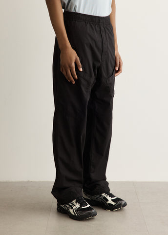 Garment Dyed Stretch Cotton Tela Cargo Pants