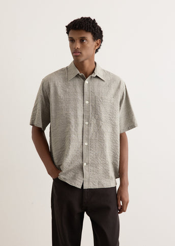 Ole Oversized Check Short Sleeve Shirt