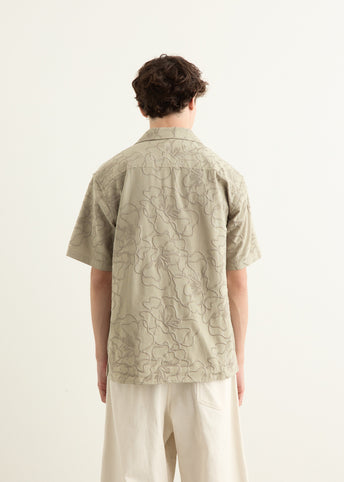 Luka Short Sleeve Foliage Camp Collar Shirt