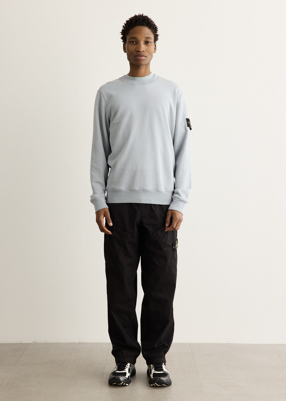Garment Dyed Stretch Cotton Tela Cargo Pants
