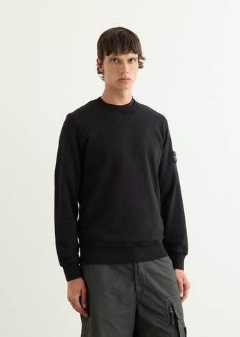 Organic Cotton Fleece Garment Dyed Crew Sweatshirt