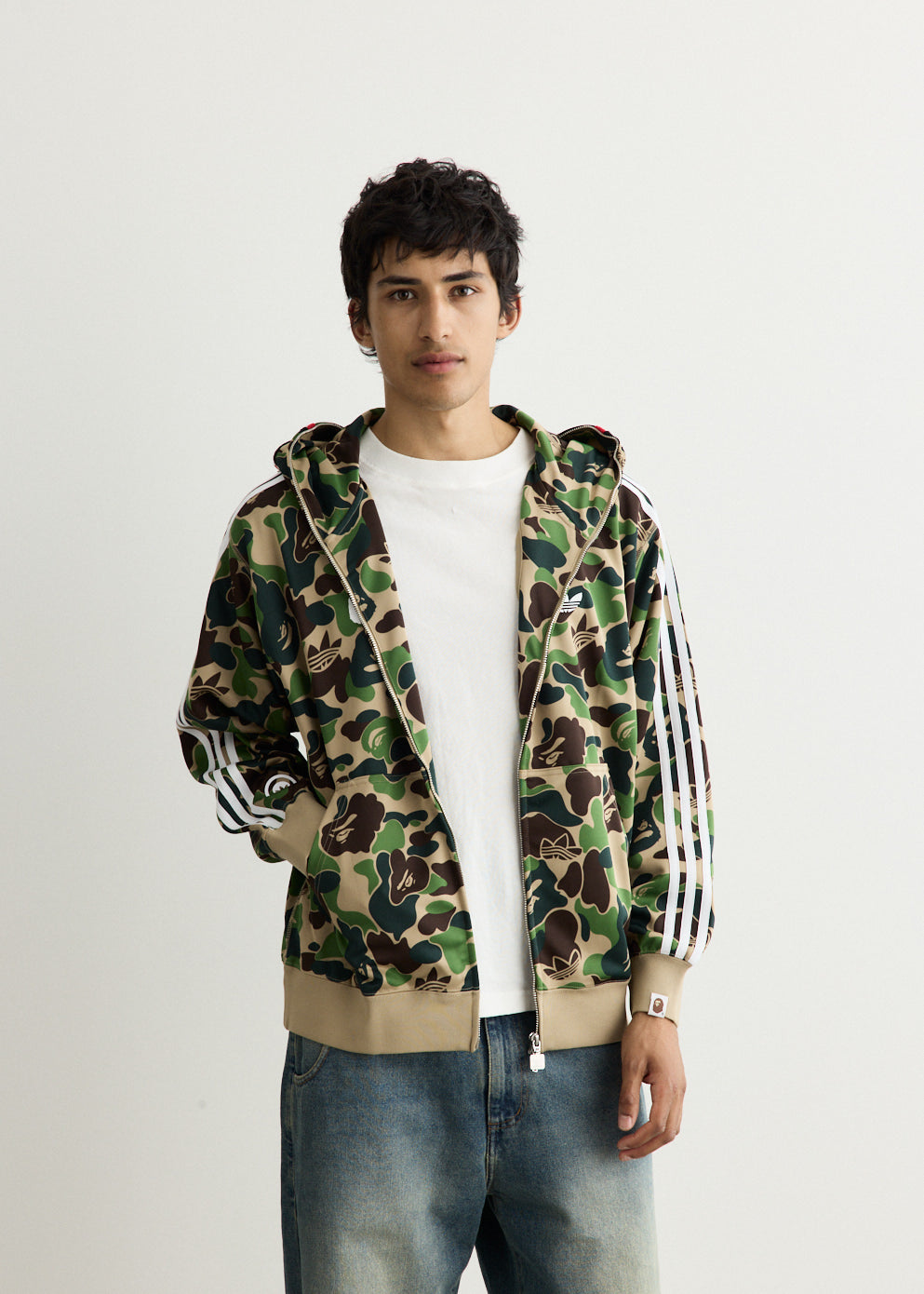 x BAPE Track Shark Hoodie Jacket