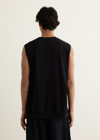 Cotton Jersey Sleeveless T-Shirt