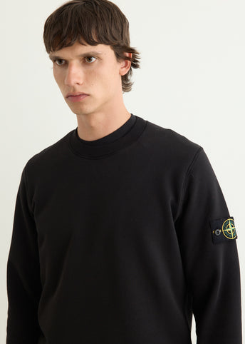 Organic Cotton Fleece Garment Dyed Crew Sweatshirt