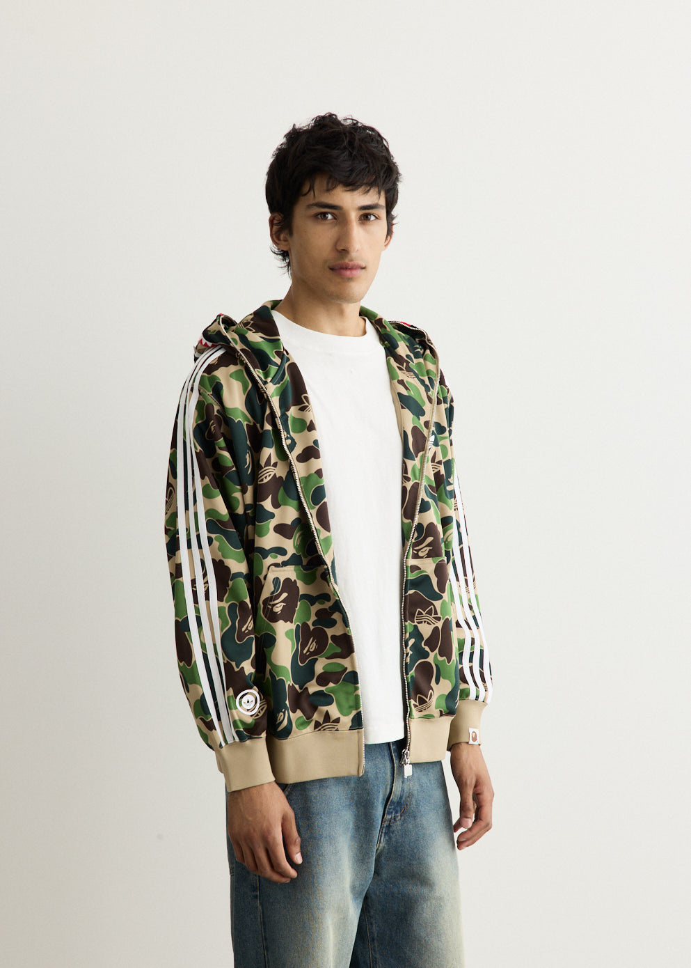 x BAPE Track Shark Hoodie Jacket