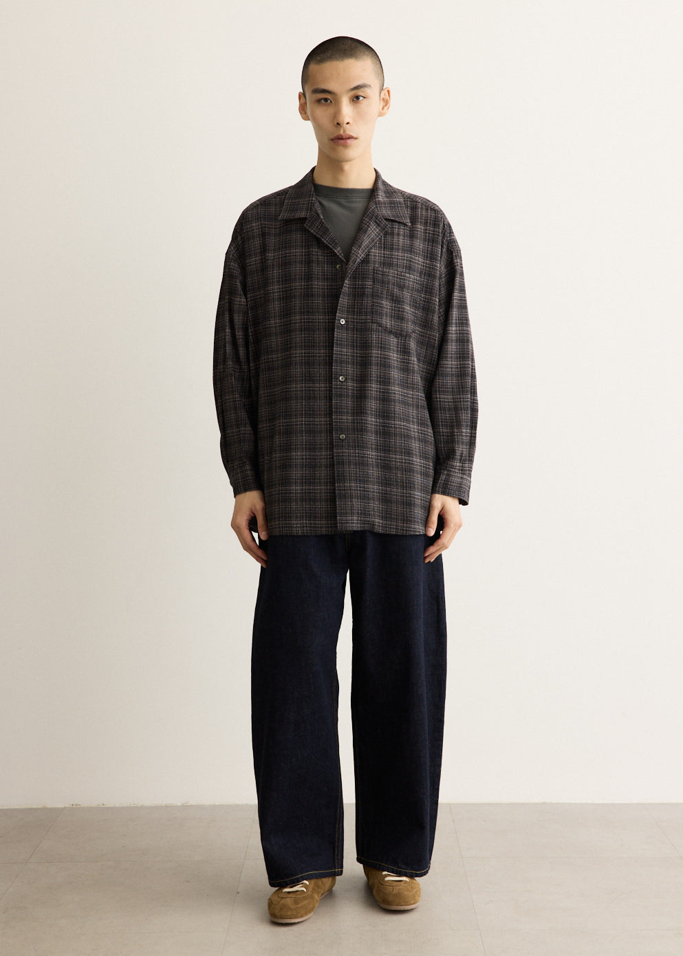 Extra Fine Wool Lawn Long Sleeve Shirt