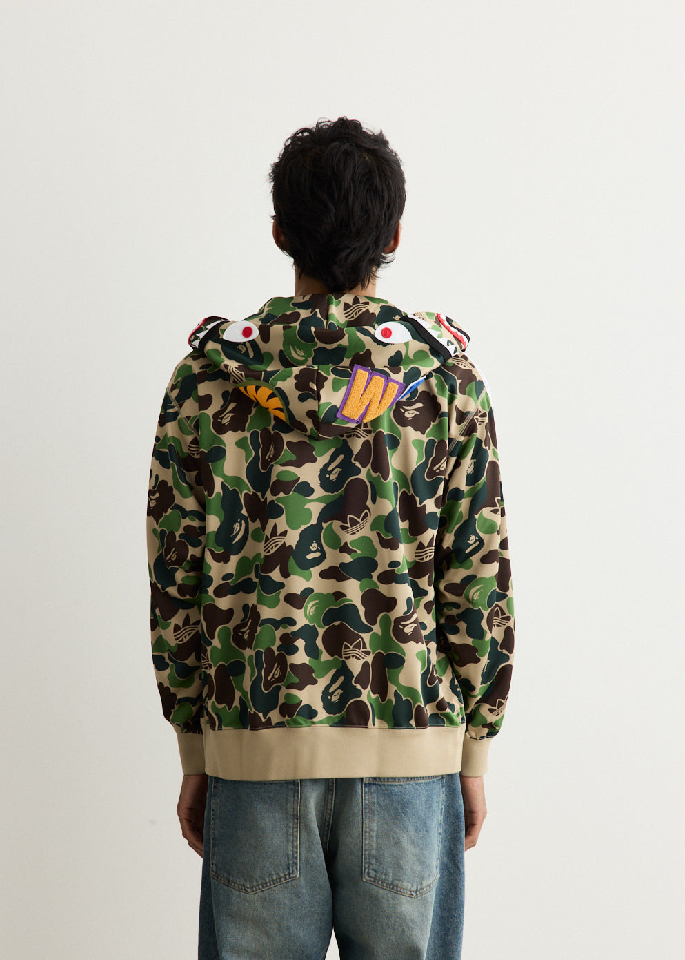 x BAPE Track Shark Hoodie Jacket