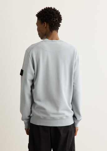 Garment Dyed Regular Fit Badge Crew
