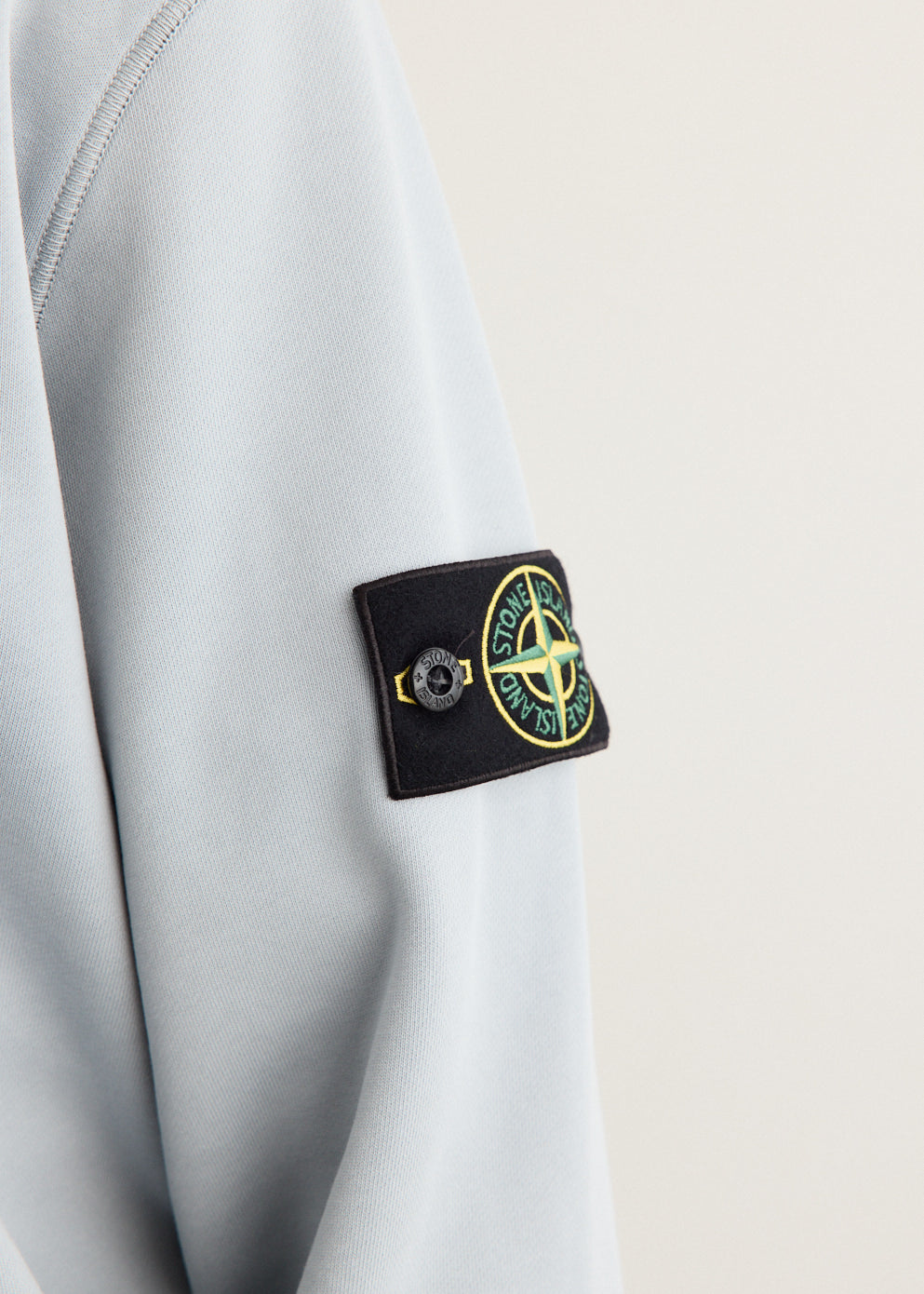 Garment Dyed Regular Fit Badge Crew
