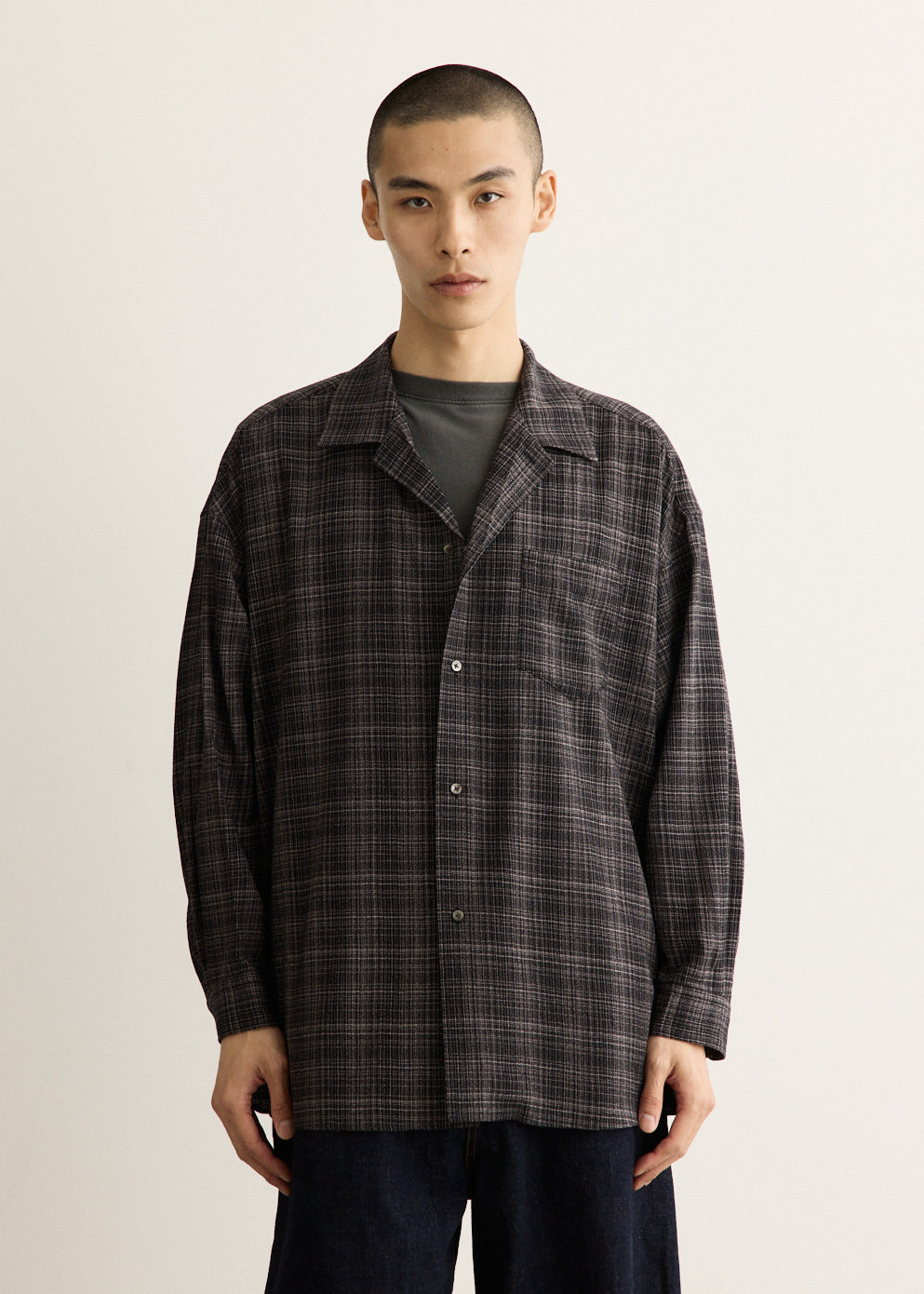 Extra Fine Wool Lawn Long Sleeve Shirt