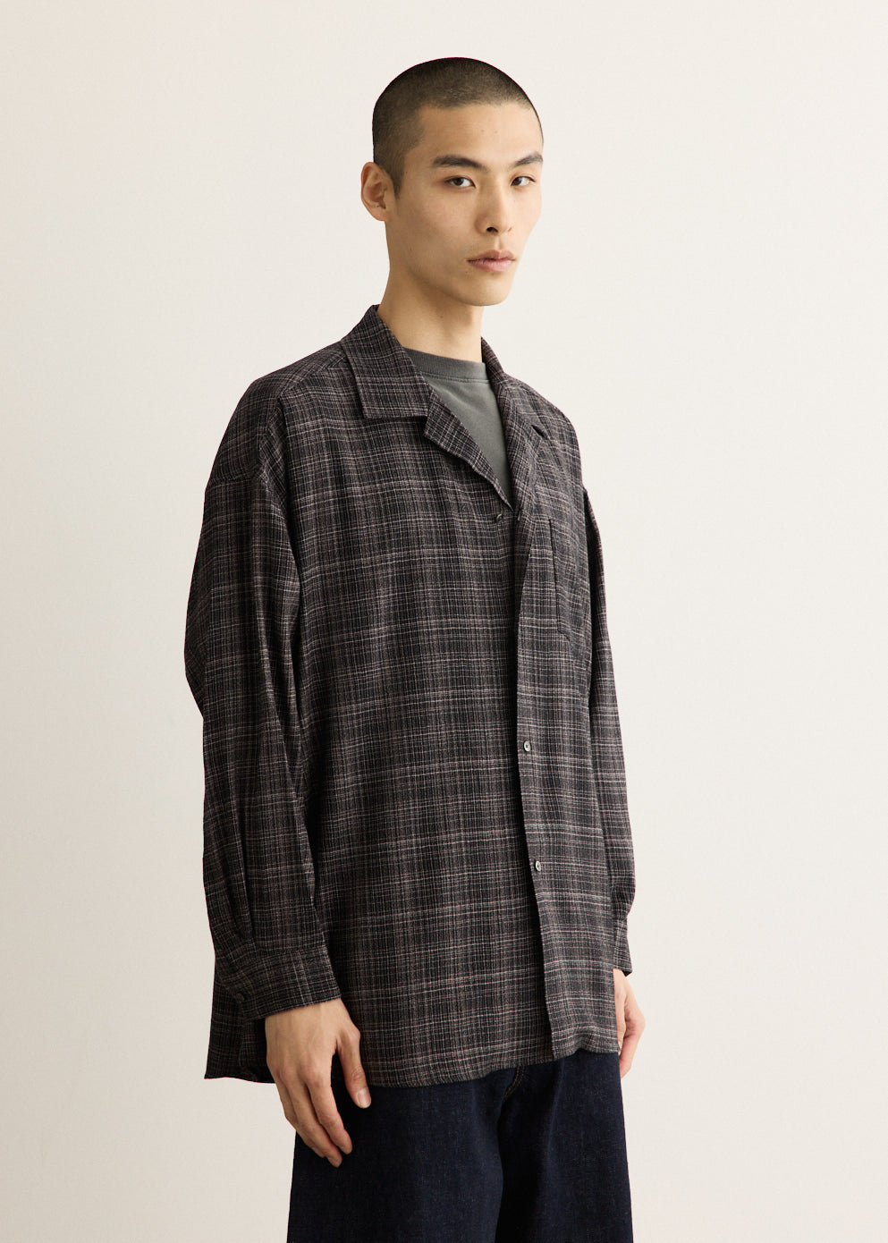 Extra Fine Wool Lawn Long Sleeve Shirt