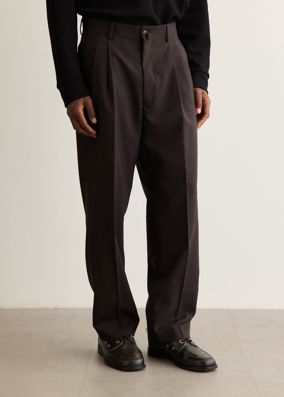 Double Pleated Trousers