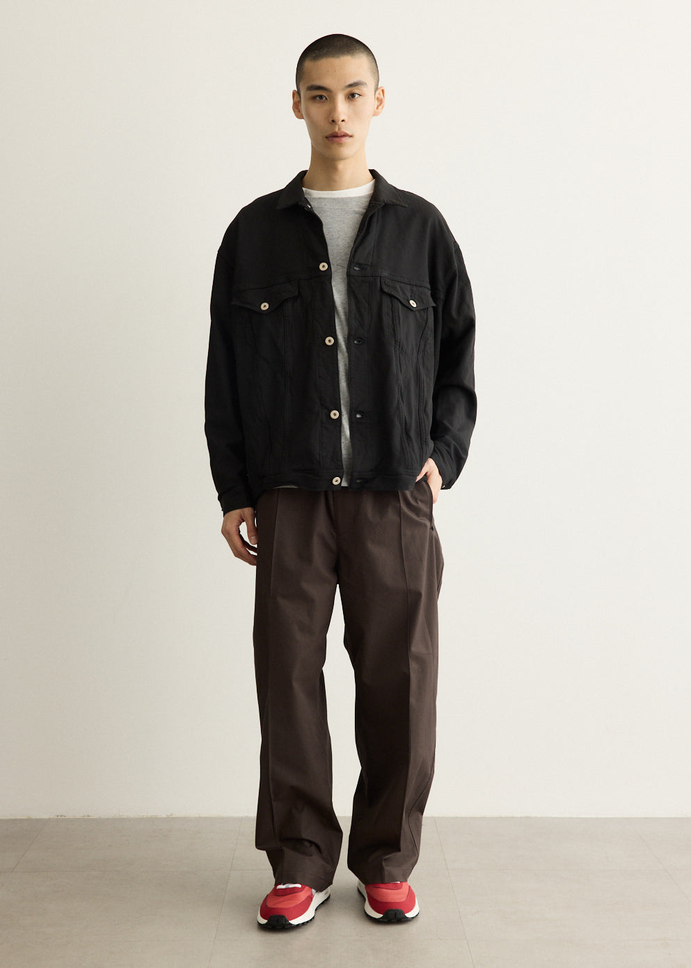Cotton Twill Elastic Pants