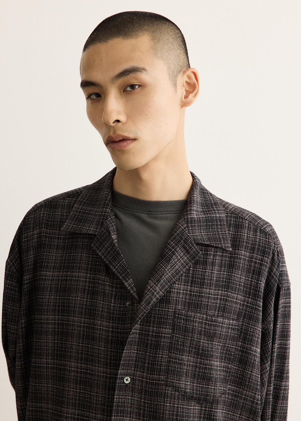 Extra Fine Wool Lawn Long Sleeve Shirt