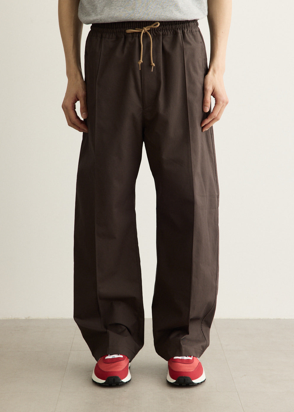 Cotton Twill Elastic Pants
