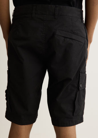 Stretch Organic Cotton Twill Cargo Shorts